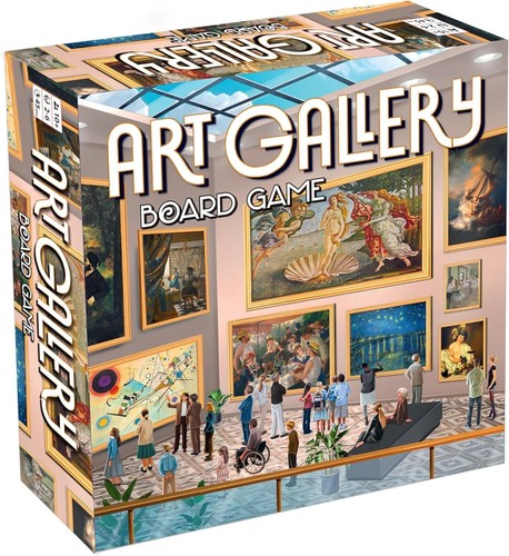 Art gallery board game family - art,