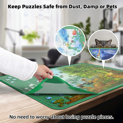 Folding puzzle board - folding,