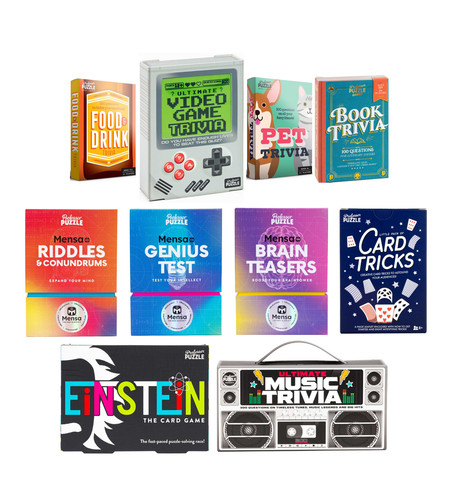 Professor puzzle trivia card - professor,