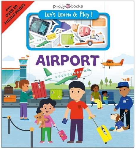 Airport with over puzzle - with,