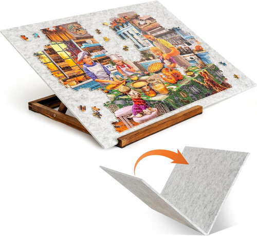 Foldable jigsaw puzzle - foldable,