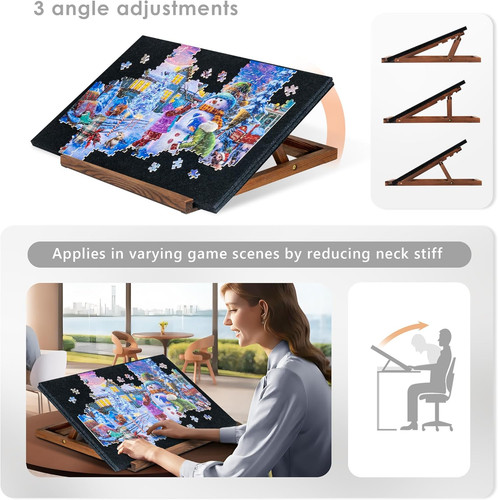 Foldable jigsaw puzzle - jigsaw, board
