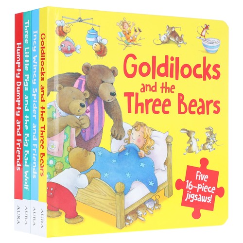 Five piece jigsaws - five, 16-piece